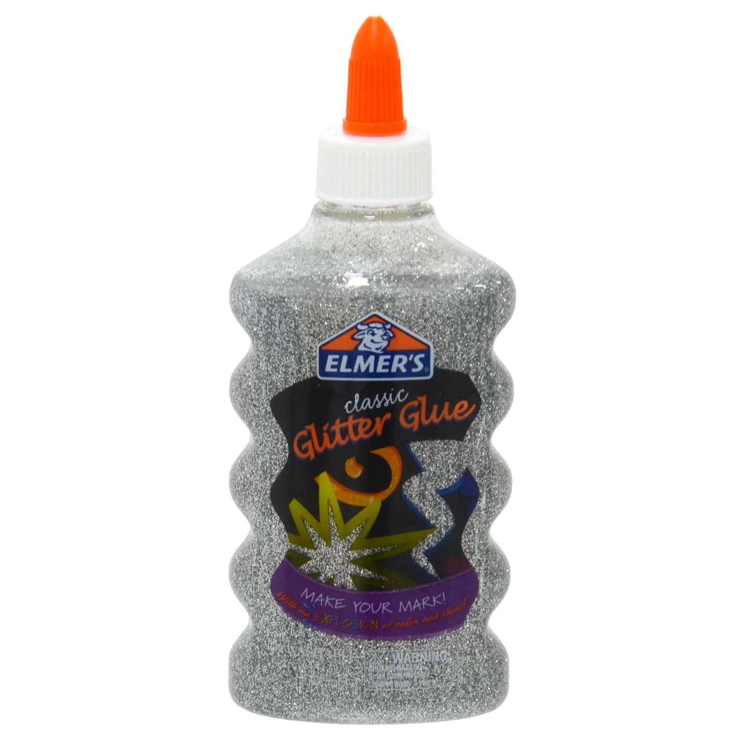 Elmers Classic Glitter Glue Washable Non Drip Arts Crafts 177ml 2 Elmers Classic Glitter Glue Washable Non Drip Arts Crafts 177ml - Image 2