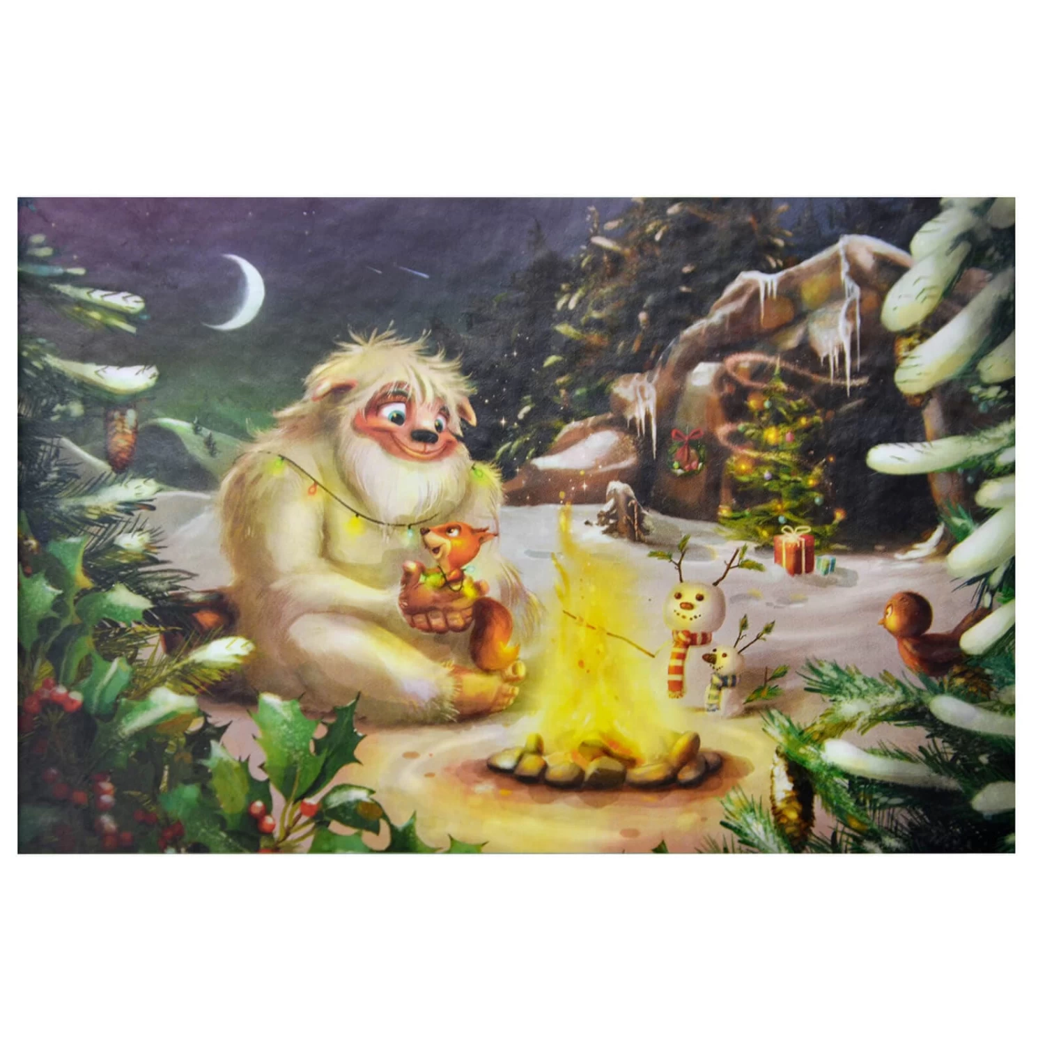 Snow Monster Jigsaw Puzzle Christmas Holly 200 Pieces Age 7+ 2 Snow Monster Jigsaw Puzzle Christmas Holly 200 Pieces Age 7+ - Image 2