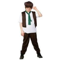 Boys Victorian Poor Boy Halloween Costume Peasant Outfit