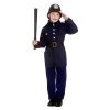 Boys Victorian Policeman Helmet Navy Blue Halloween Costume