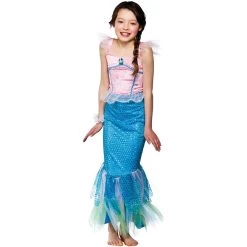 Girls Mystical Mermaid Fancy Dress Halloween Costume
