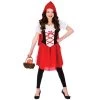 Girls Fairy Tale Little Red Riding Hood Fancy Dress Costume