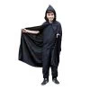 Childrens Hooded Black Cape Halloween Costume Accessory