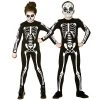 Kids Skeleton Bones Jumpsuit Halloween Fancy Dress Costume